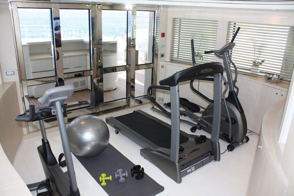 Gym Image Gallery Luxury Yacht Browser by CHARTERWORLD Superyacht Charter